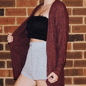 Burgundy red American eagle sweater